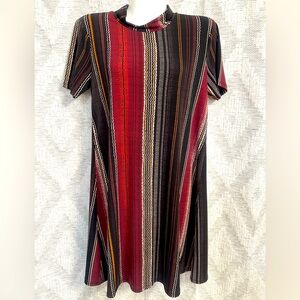 BCBG Generation Shift Striped Multicolor Dress